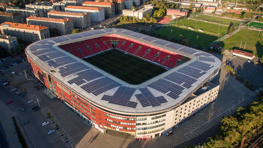 Stadion van de Conference League finale 2022/23: Sinobo Stadion in Praag