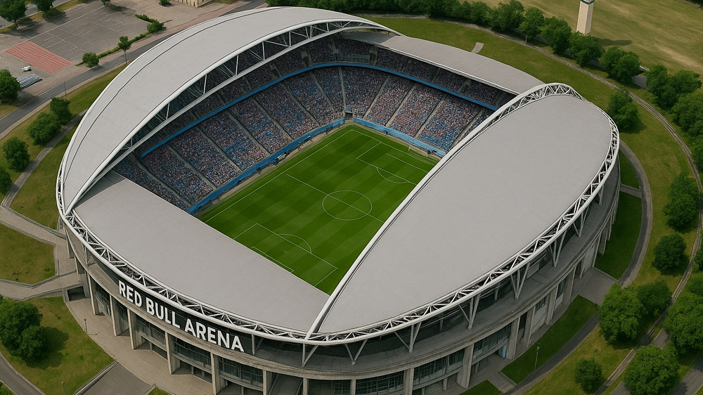Stadion van de Conference League finale 2025/2026: RB Arena in Leipzich