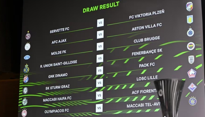 Loting achtste finale Conference League 2023/2024