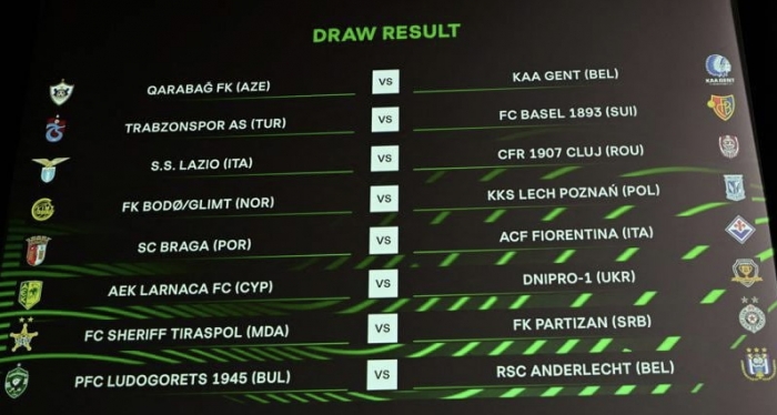 Loting voor de knockout playoffs van Conference League op 7 november 2022